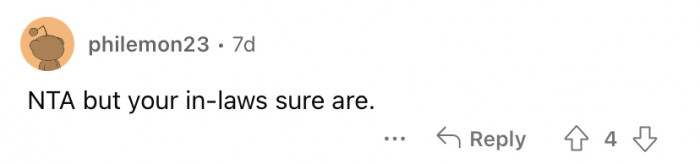 The in-laws are the problem!