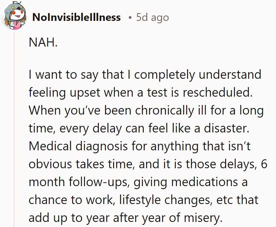 Waiting for tests is like watching paint dry in slow motion. Hang in there; the diagnosis marathon is almost over!