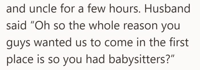 The unspoken expectation finally gets said out loud.