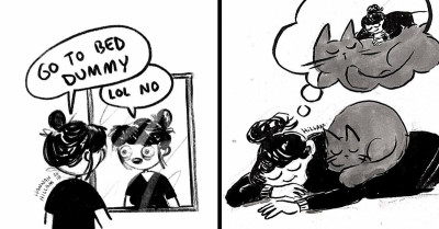 Giggle Away Your Sorrows With These 30 Drawings That Every Man, Woman, and Pet Can Relate To