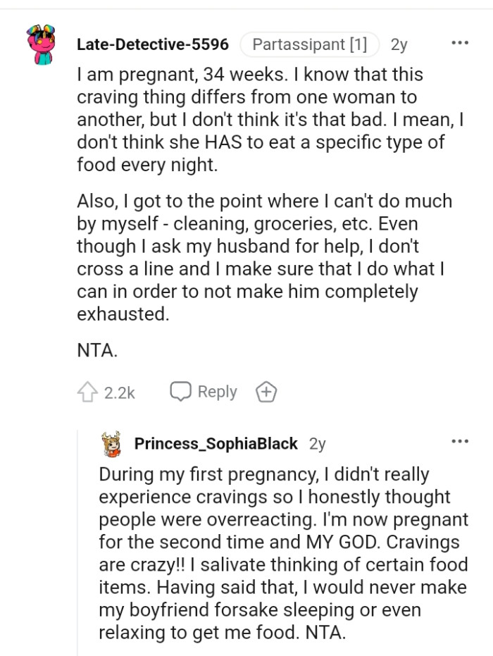 Cravings differ from one woman to the other