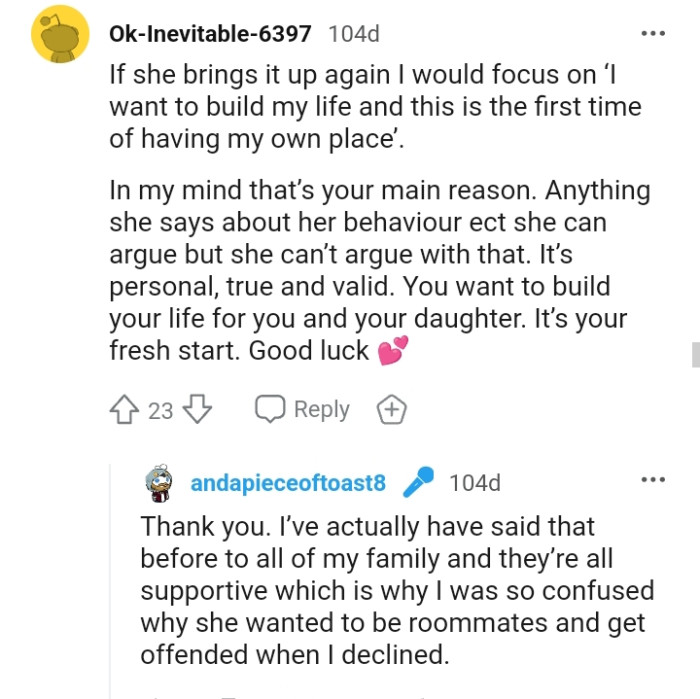 Building a life for her and her daughter