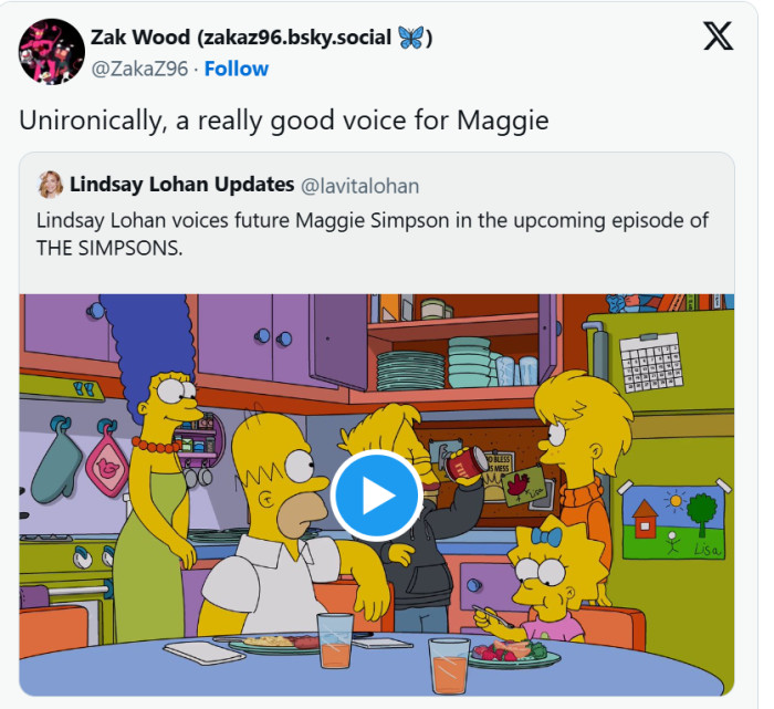But others have welcomed the casting and the decision, with one saying it is “unironically, a really good voice for Maggie”: