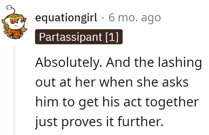 His response to constructive feedback suggests he's a pro at 