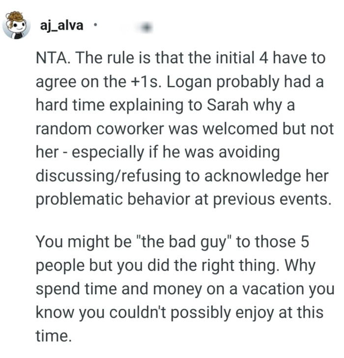 The OP did the right thing, even if he's seen as the bad guy