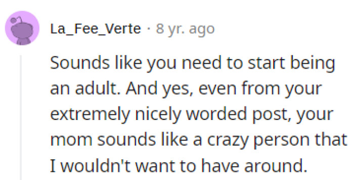 Time to Start Being an Adult