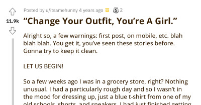 Entitled Mom Asks Girl Wearing Blue To Change Because That Color Is For Boys And She Doesn't Want Her 3 Y.O. Son To Get The "Wrong Image"