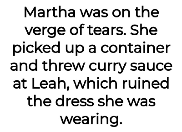 OP's Daughter Threw Curry Sauce at Her, and Her Dress Was Ruined