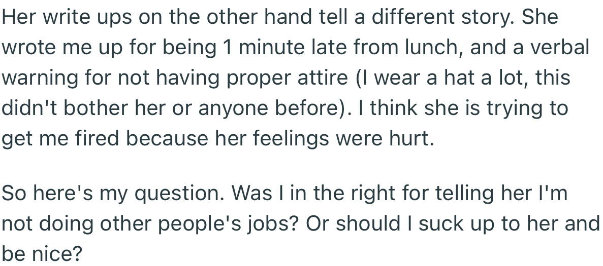 Ever since, OP’s boss has made him a target at the office