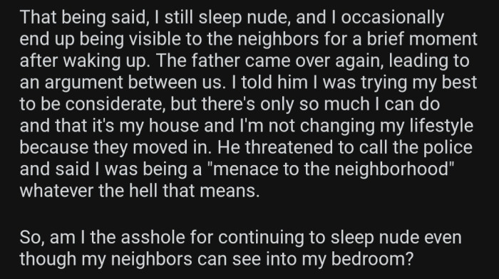 OP got accused of being a 