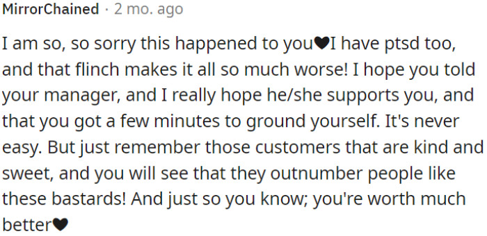 OP needs to report it to her manager.