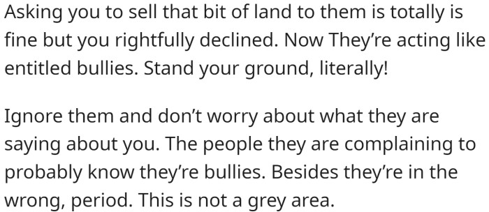 They are entitled bullies