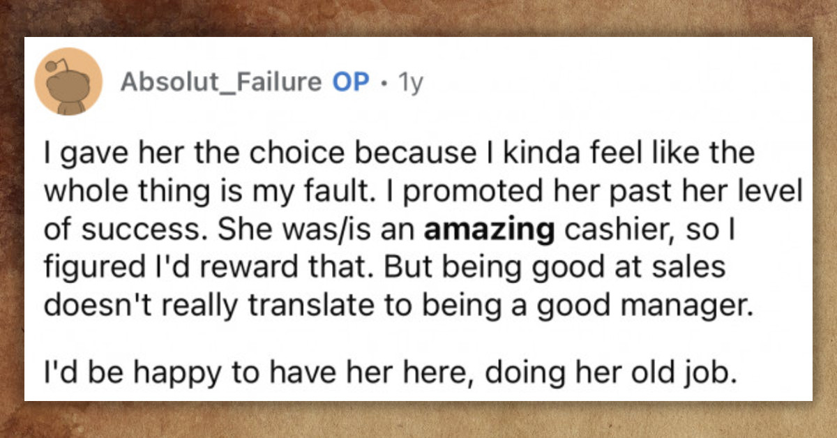 Employer Makes Their Worker Pick Between Demotion Or Termination And Gets Accused Of Discriminating Against Her Mental Health