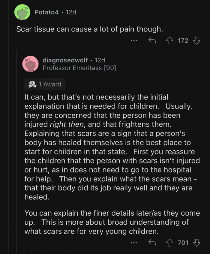 The finer details can be explained later, but they have to get a proper introduction first.