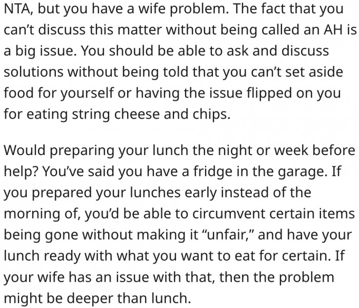 17. The only problem in this situation appears to be his wife.