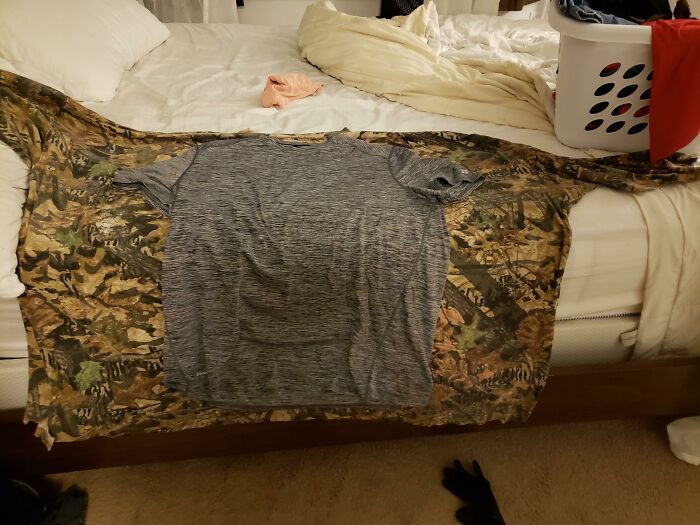 "Shirts Before And After Losing 400 Lbs"