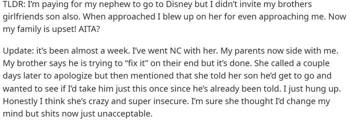 She provides an update on what happened after all of this, but it seems that things aren't clearing up.