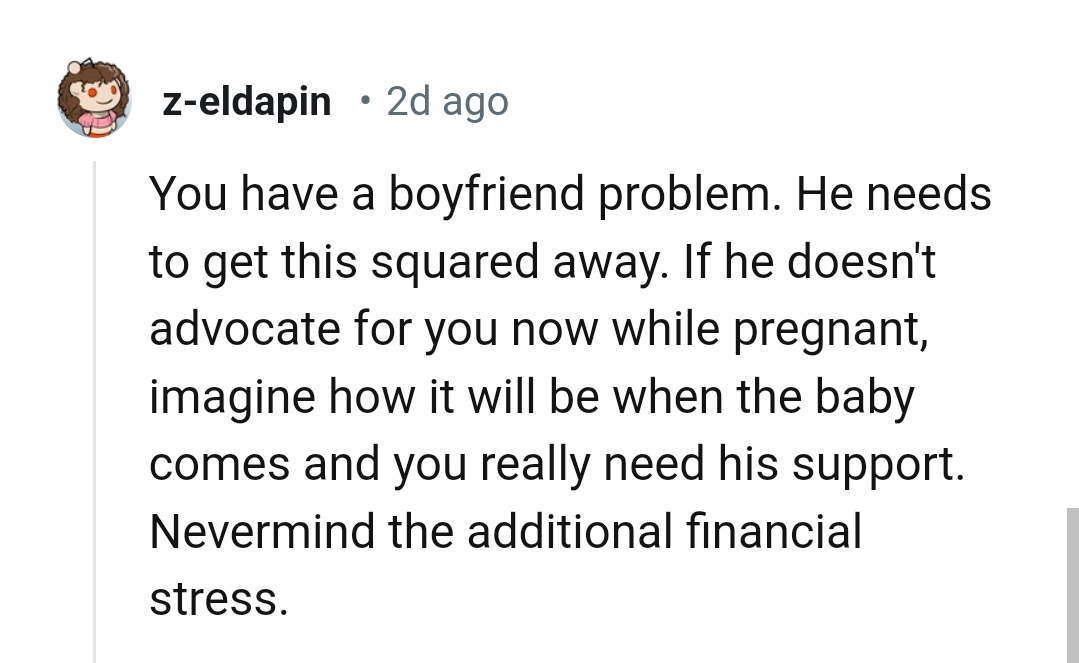 He needs to get this squared away