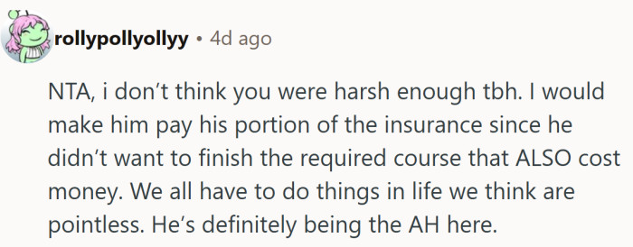A tough-love take: sometimes fairness means being firmer than feels comfortable.