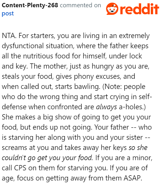 The OP is headed in the right direction — saving up and leaving this place.