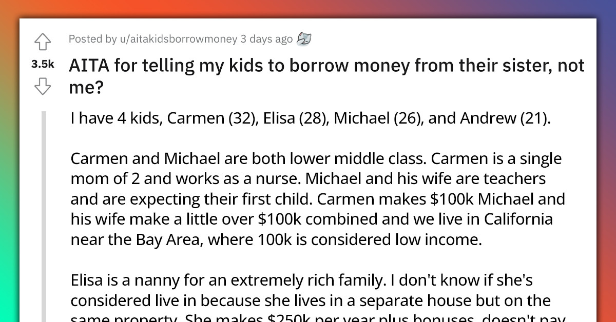 Mother Who’s Jealous of Her Daughter’s Good Finances Directs Her Sons to Ask Money from Her, Causing Big Family Dispute