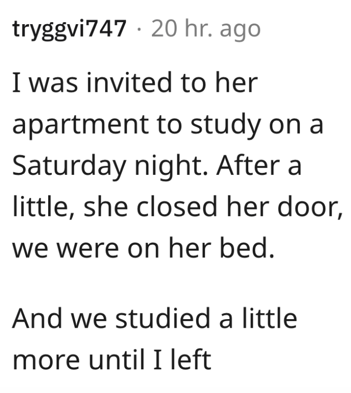 4. I just want to study