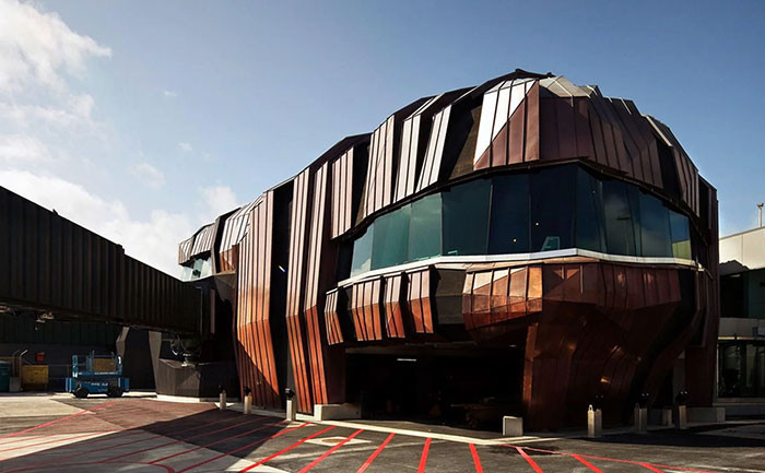 A Building At The Wellington International Airport Called The Rock