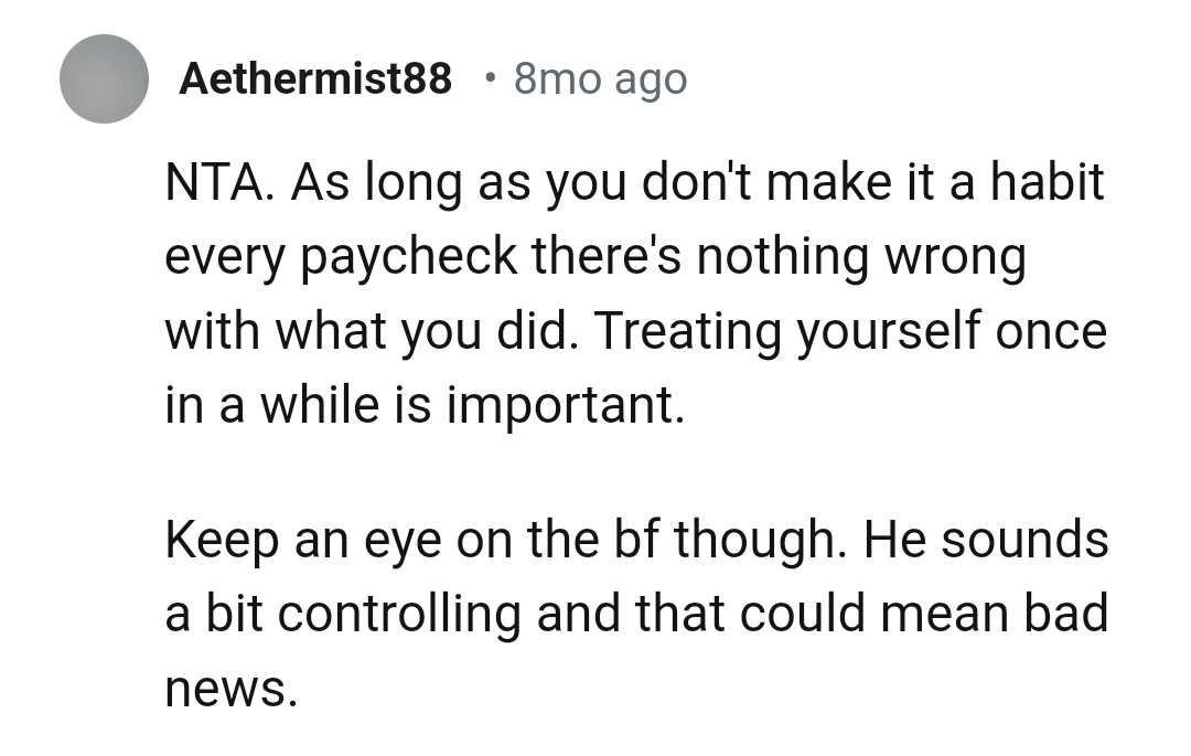 Treating Yourself Once in a While Is Important