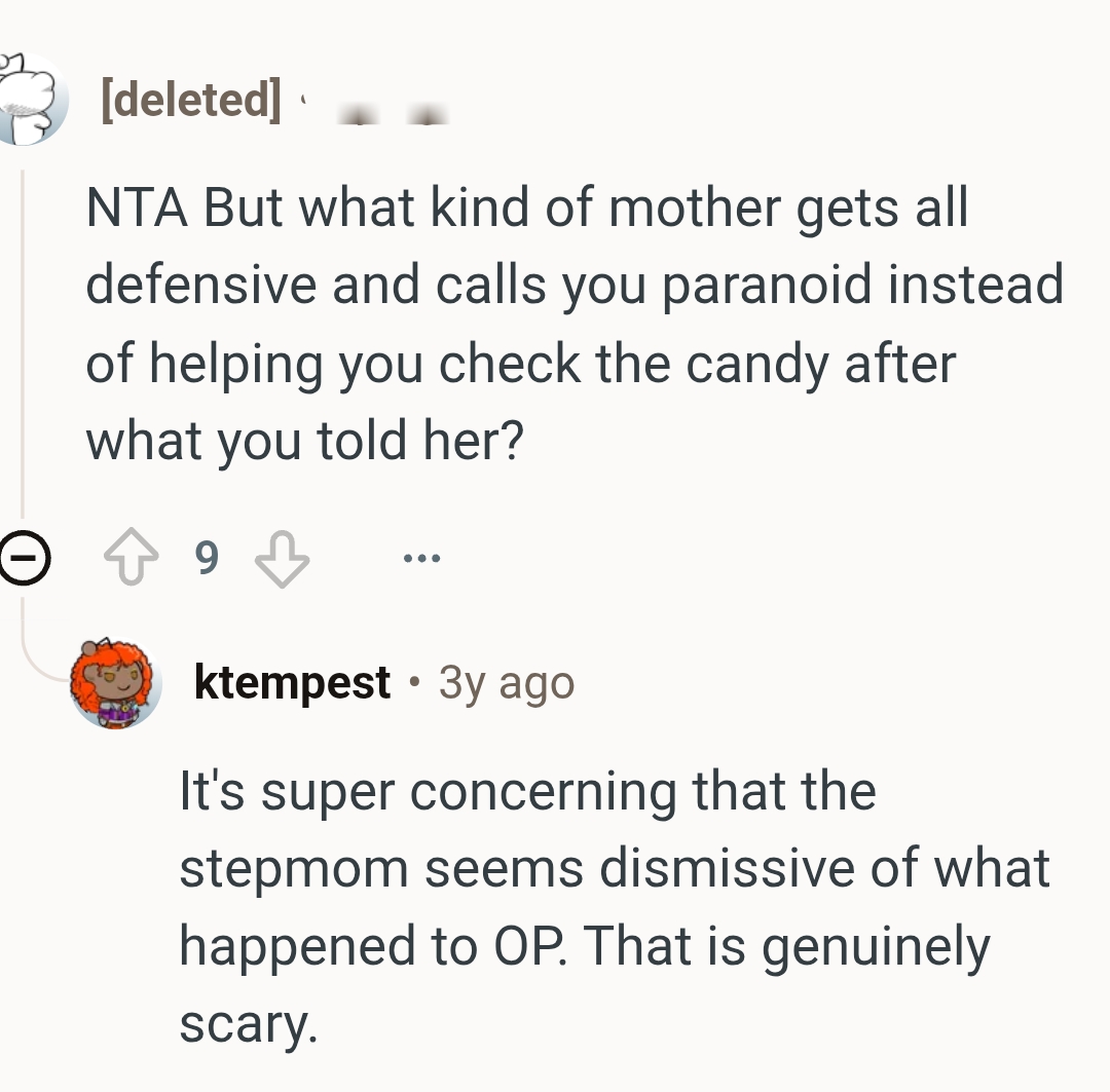 It's Really Super Concerning for the Stepmother to Be Dismissive