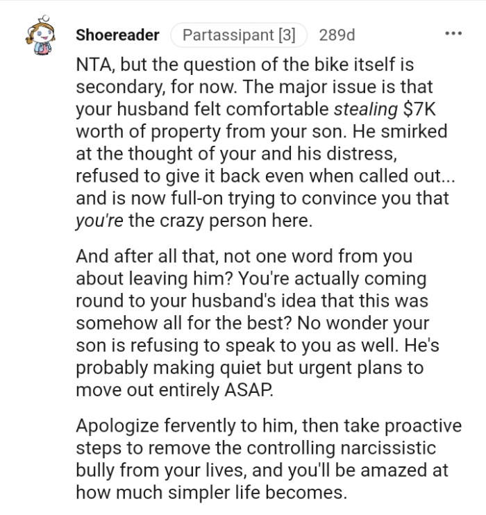 The OP is actually coming around to her husband's idea