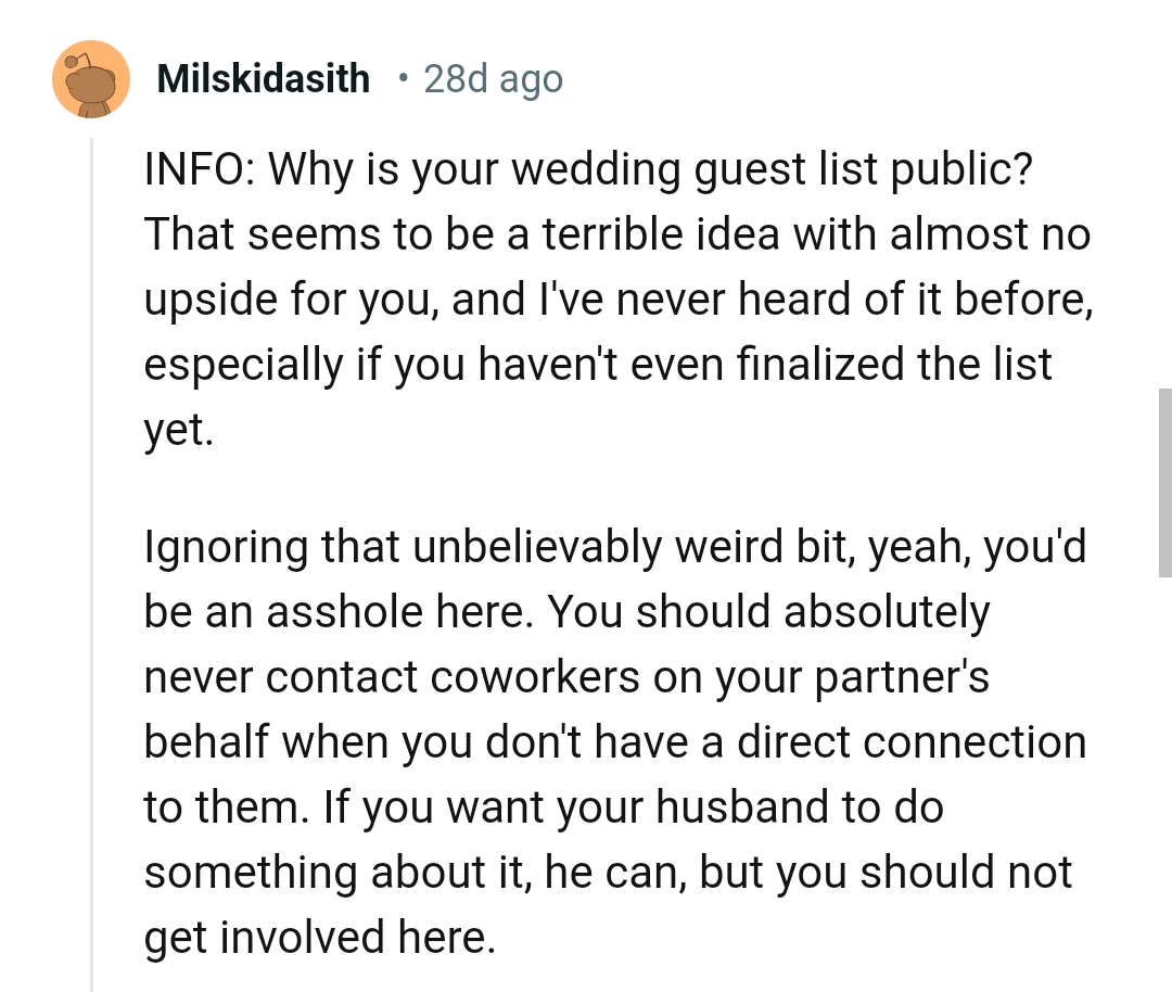 And the Comments Roll In...