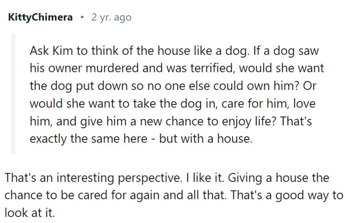 Another Redditor agrees: