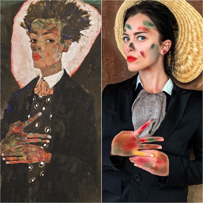 4. She put in effort for this one