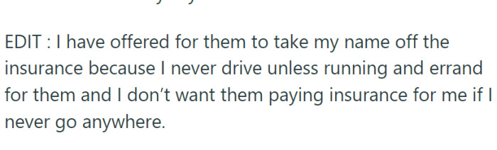 OP posted an edit, revealing that he doesn't use the car for his needs.