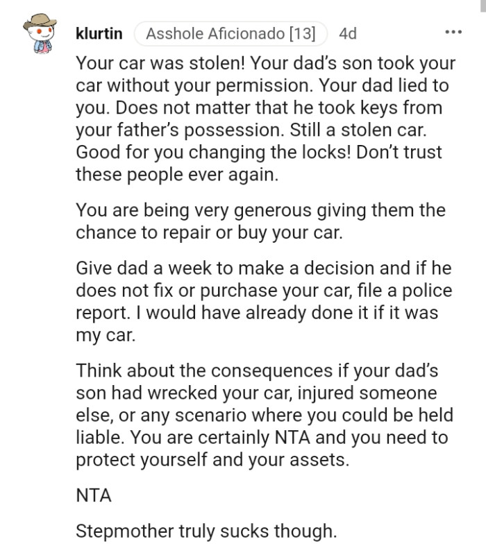 The OP needs to protect himself and his assets