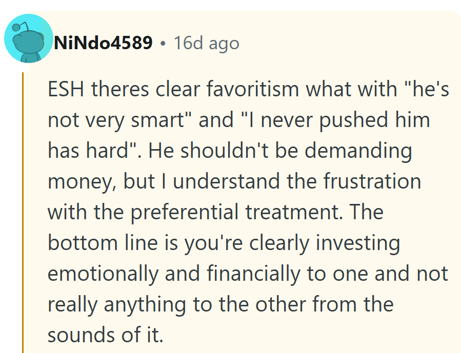 Ouch — someone’s calling out that “guilt money” might not be as balanced as it feels.