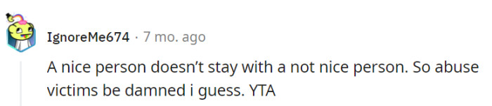 Abuse victims be damned.