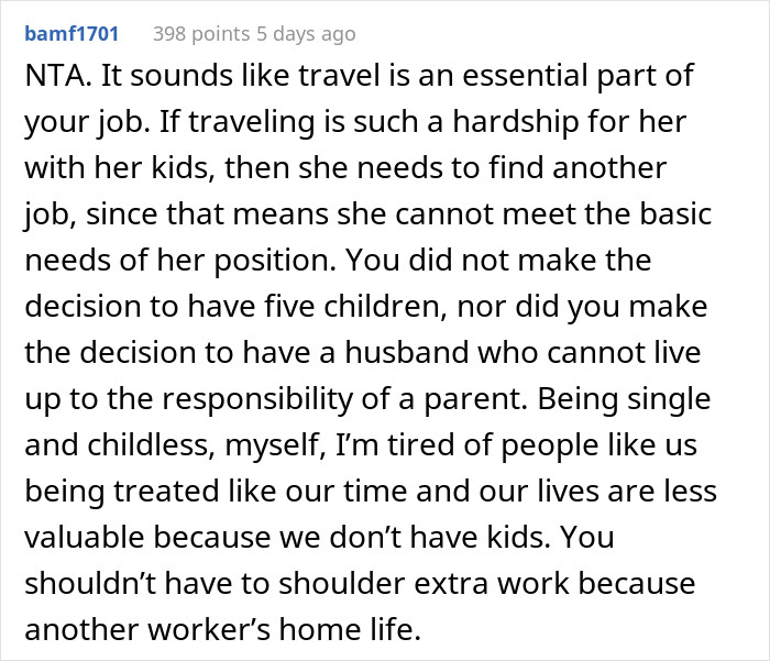 Traveling is an essential part of your job