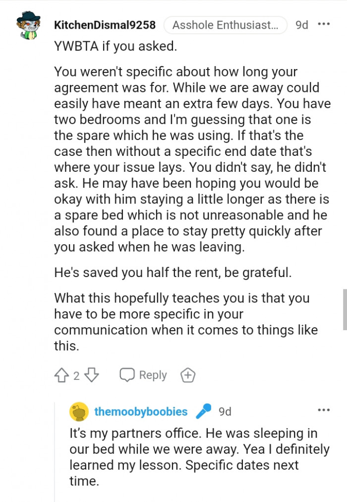 He Saved You Half the Rent