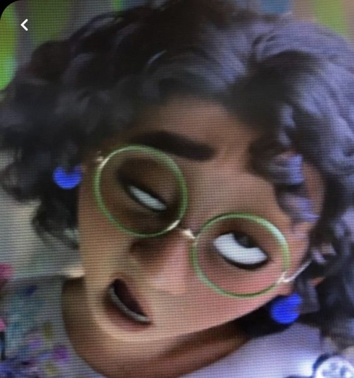 8. Gassy? Yes, I think she just let out gas that she's been holding for too long.