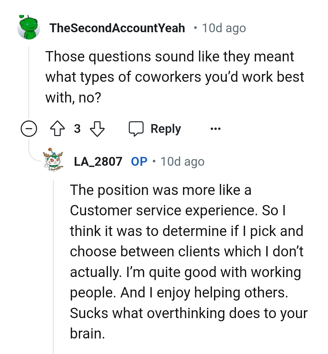Let's walk into the comments section and find out what other Redditors have to say regarding OP's vent
