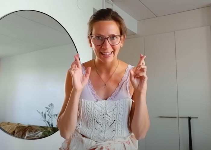 The project was no exception, especially as she had never knitted a dress before