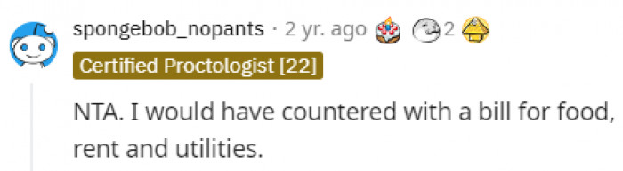 People of Reddit justified OP's actions in the comments of this thread.