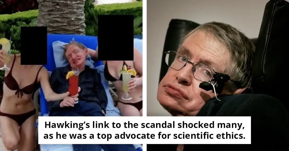 Stephen Hawking's family discloses the names of women in bikinis featured in a photo from the Epstein files.
