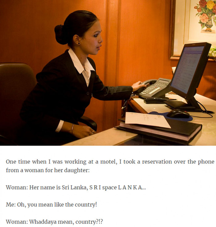 4. Someone's name is a country