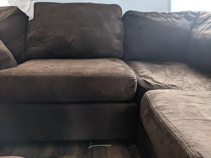 5. Upholstery foam is cheap and easy—for those who have a flat couch.
