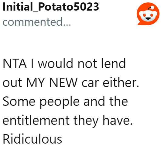 This sense of entitlement is just unbelievable.