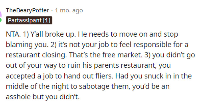 These comments were all aligned in the way they are thinking about this, and we have to agree with them.