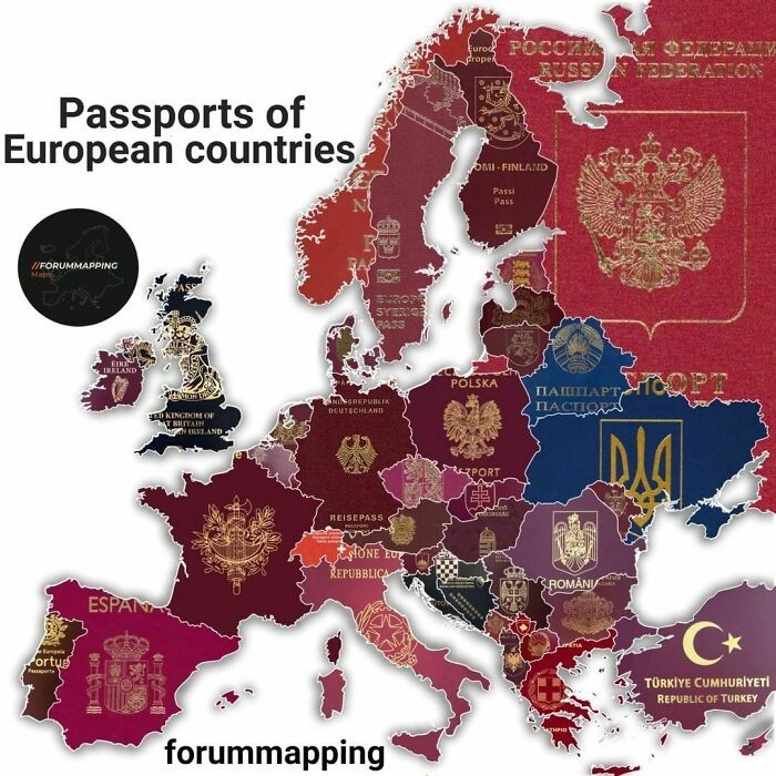 30. Passports Of European Countries