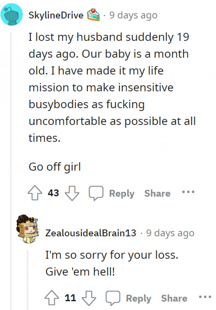 Take this as a reminder: mind your own business!